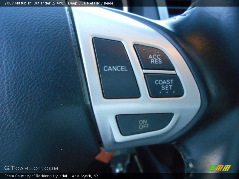 Deep Blue Metallic / Beige 2007 Mitsubishi Outlander LS 4WD