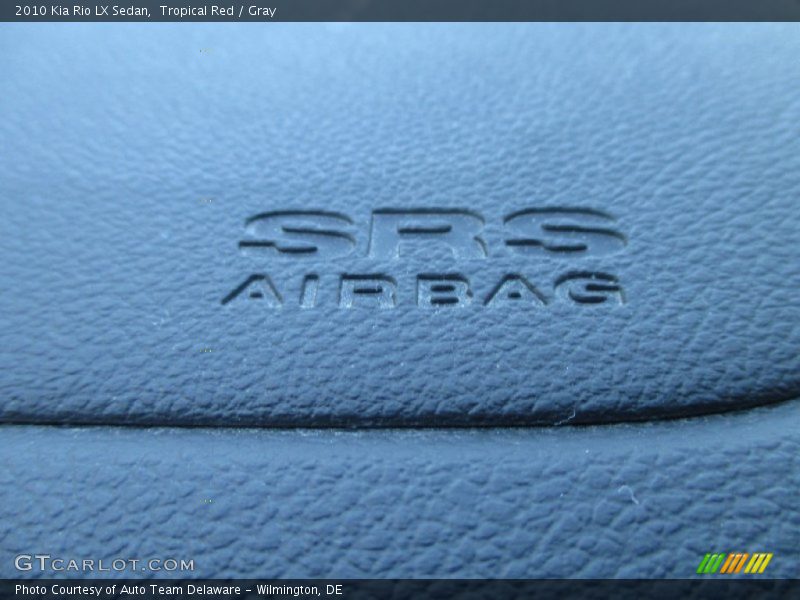 Tropical Red / Gray 2010 Kia Rio LX Sedan