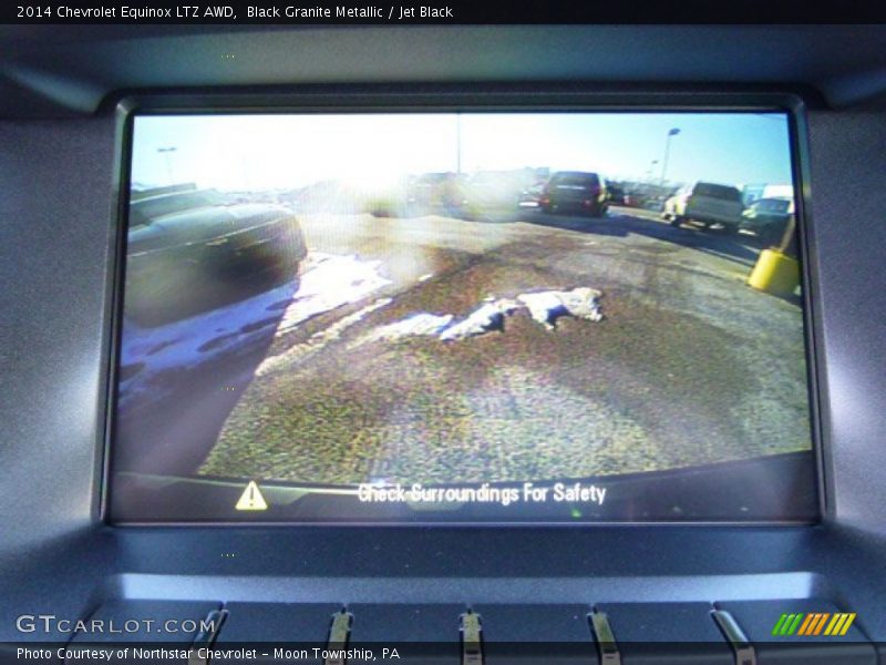 Black Granite Metallic / Jet Black 2014 Chevrolet Equinox LTZ AWD