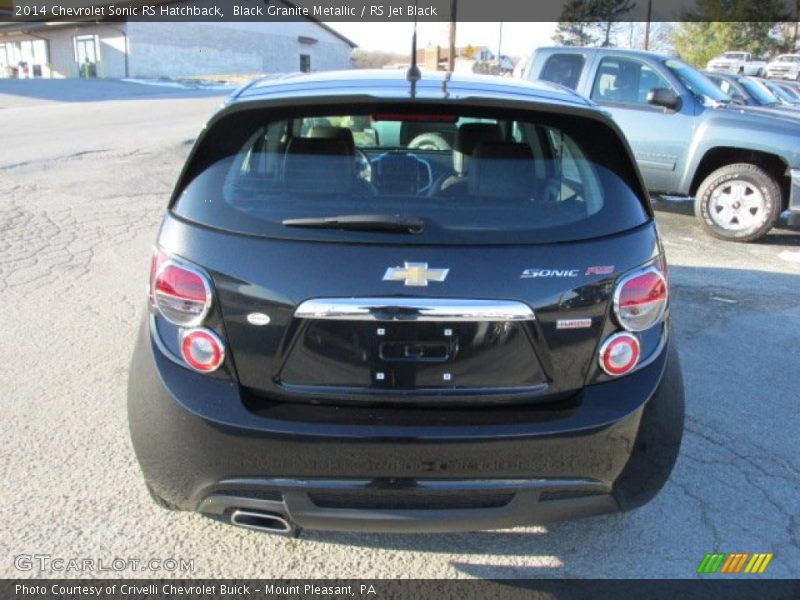 Black Granite Metallic / RS Jet Black 2014 Chevrolet Sonic RS Hatchback