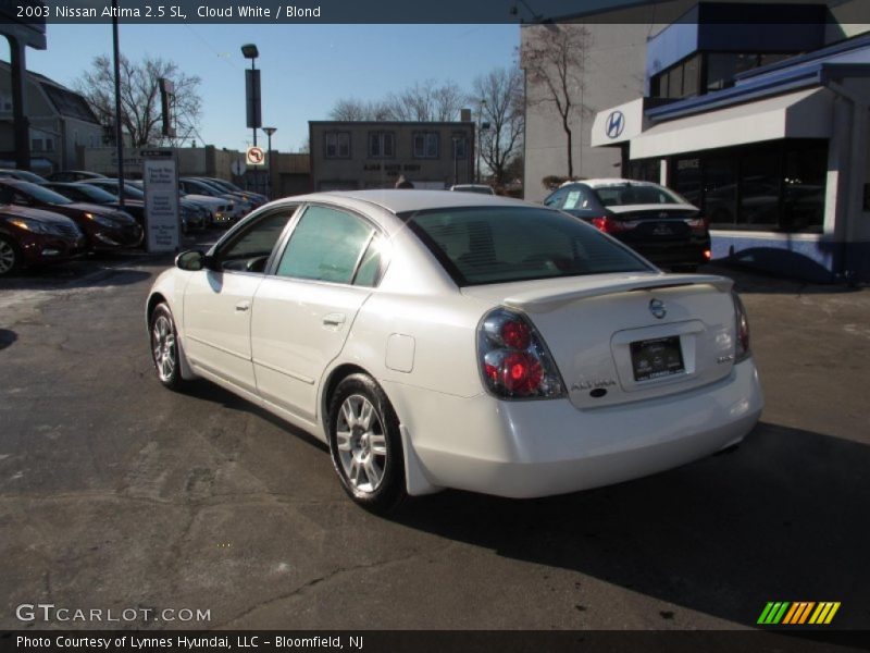 Cloud White / Blond 2003 Nissan Altima 2.5 SL