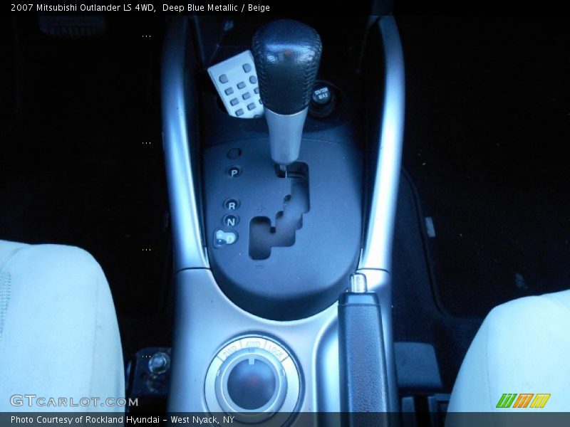 Deep Blue Metallic / Beige 2007 Mitsubishi Outlander LS 4WD