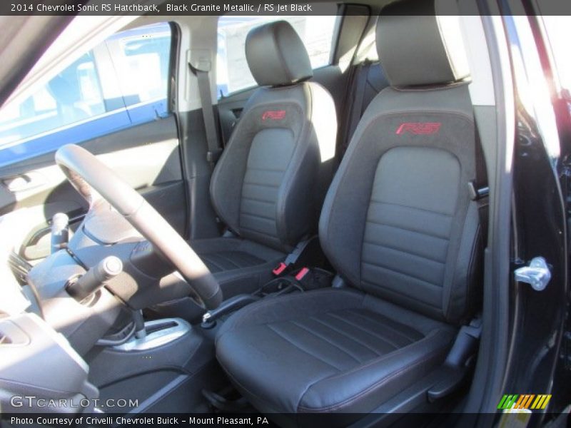 Black Granite Metallic / RS Jet Black 2014 Chevrolet Sonic RS Hatchback