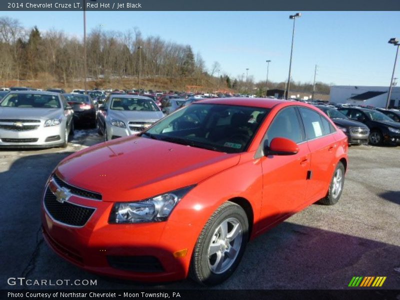 Red Hot / Jet Black 2014 Chevrolet Cruze LT