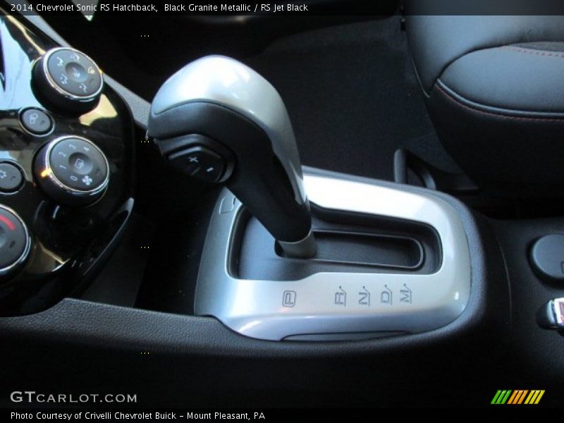 Black Granite Metallic / RS Jet Black 2014 Chevrolet Sonic RS Hatchback
