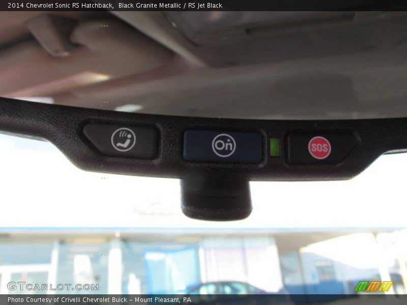 Black Granite Metallic / RS Jet Black 2014 Chevrolet Sonic RS Hatchback