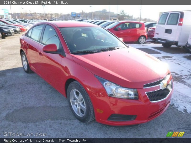 Red Hot / Jet Black 2014 Chevrolet Cruze LT