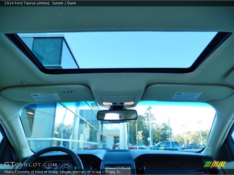 Sunset / Dune 2014 Ford Taurus Limited