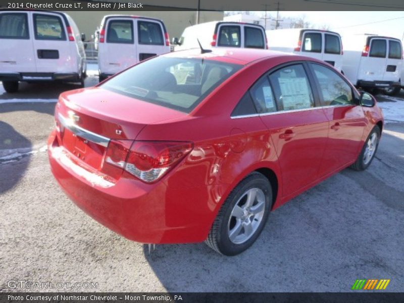 Red Hot / Jet Black 2014 Chevrolet Cruze LT
