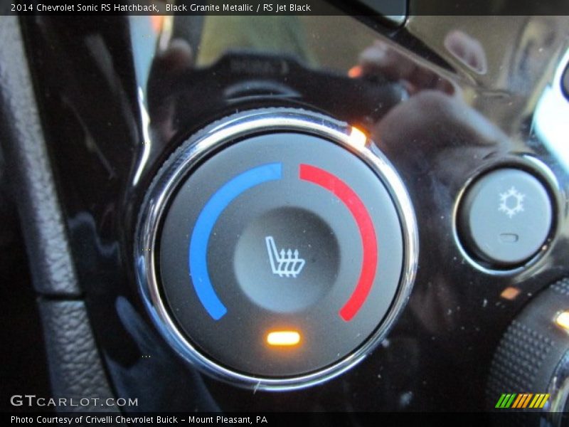 Black Granite Metallic / RS Jet Black 2014 Chevrolet Sonic RS Hatchback