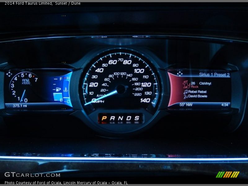 Sunset / Dune 2014 Ford Taurus Limited