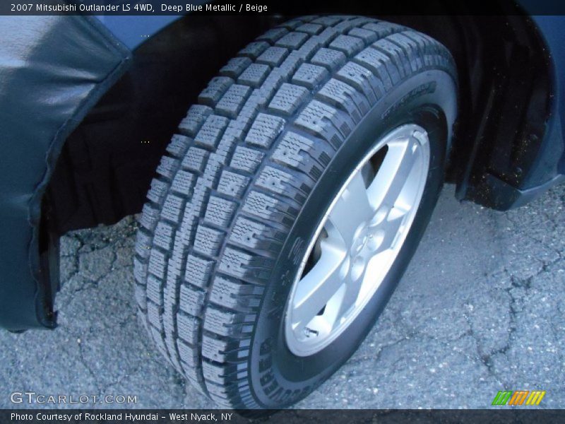 Deep Blue Metallic / Beige 2007 Mitsubishi Outlander LS 4WD