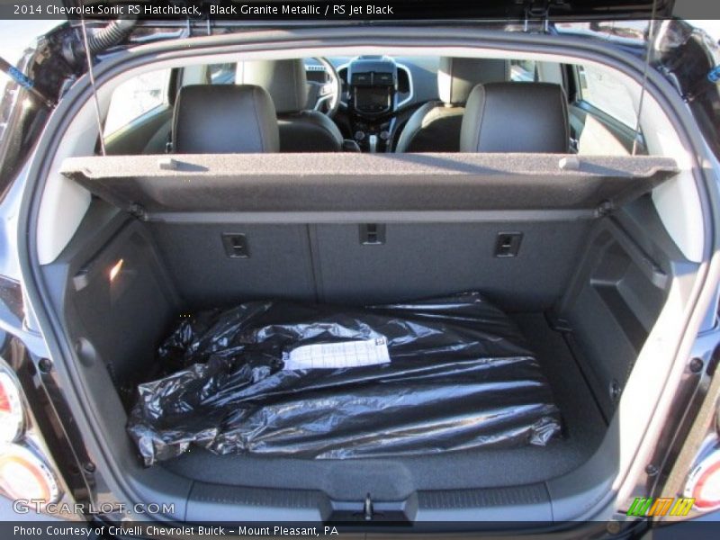 Black Granite Metallic / RS Jet Black 2014 Chevrolet Sonic RS Hatchback