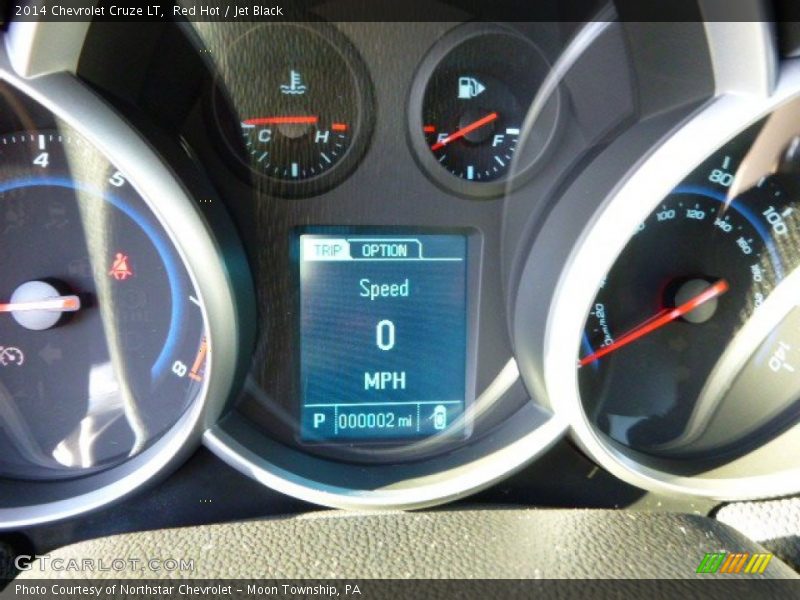 Red Hot / Jet Black 2014 Chevrolet Cruze LT