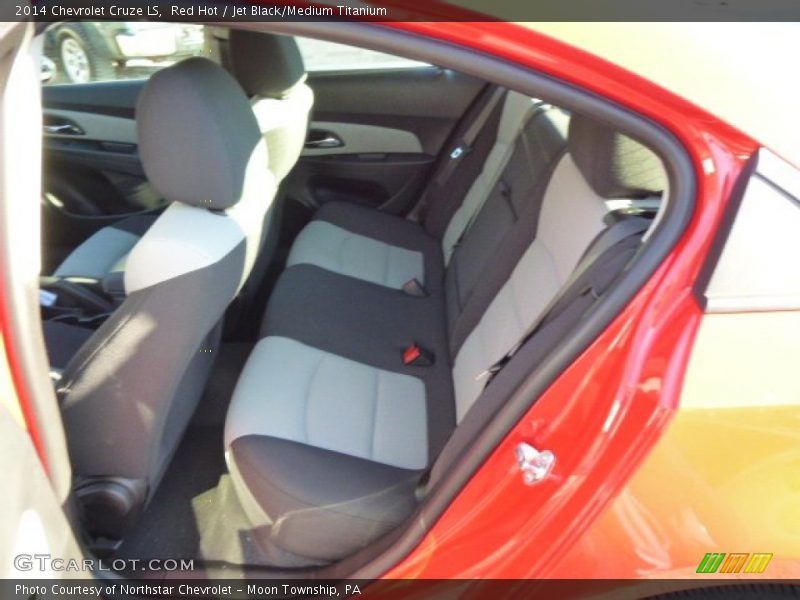 Red Hot / Jet Black/Medium Titanium 2014 Chevrolet Cruze LS