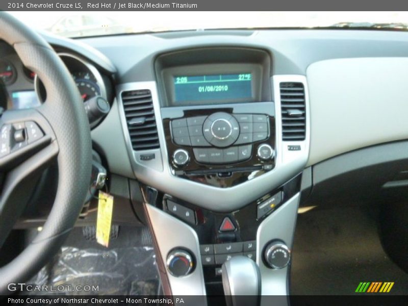 Red Hot / Jet Black/Medium Titanium 2014 Chevrolet Cruze LS