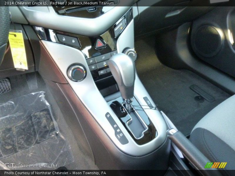 Red Hot / Jet Black/Medium Titanium 2014 Chevrolet Cruze LS