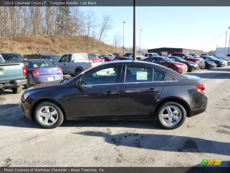 Tungsten Metallic / Jet Black 2014 Chevrolet Cruze LT