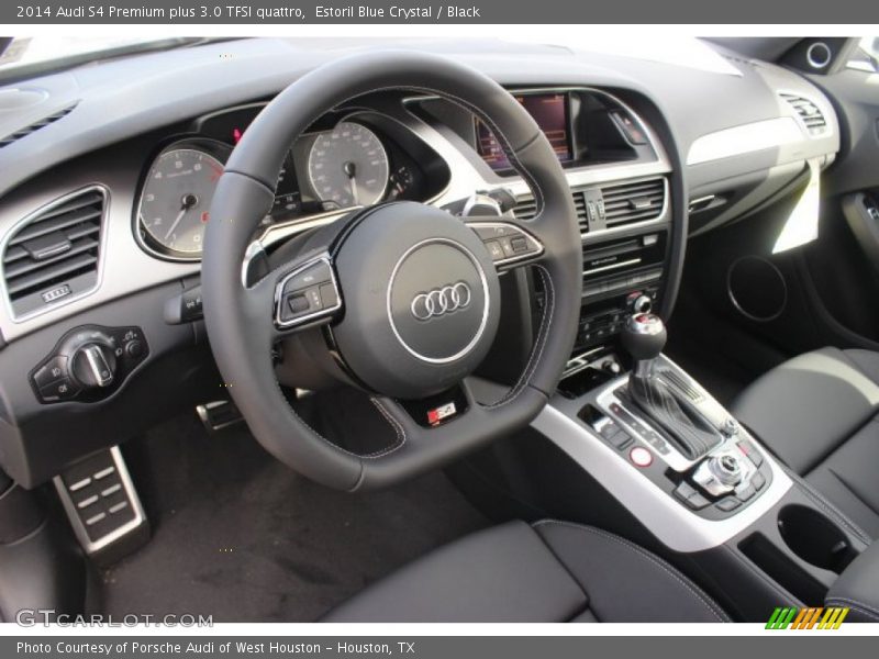 Estoril Blue Crystal / Black 2014 Audi S4 Premium plus 3.0 TFSI quattro