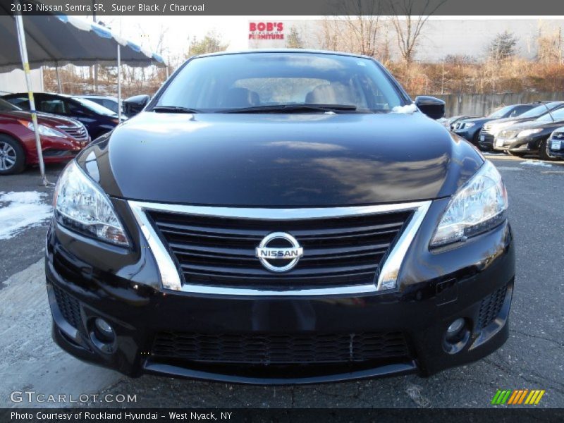 Super Black / Charcoal 2013 Nissan Sentra SR