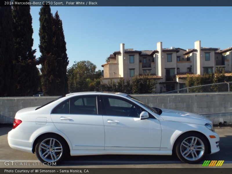 Polar White / Black 2014 Mercedes-Benz C 250 Sport