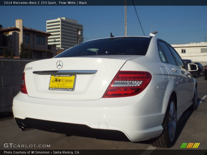 Polar White / Black 2014 Mercedes-Benz C 250 Sport