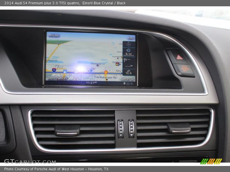 Estoril Blue Crystal / Black 2014 Audi S4 Premium plus 3.0 TFSI quattro