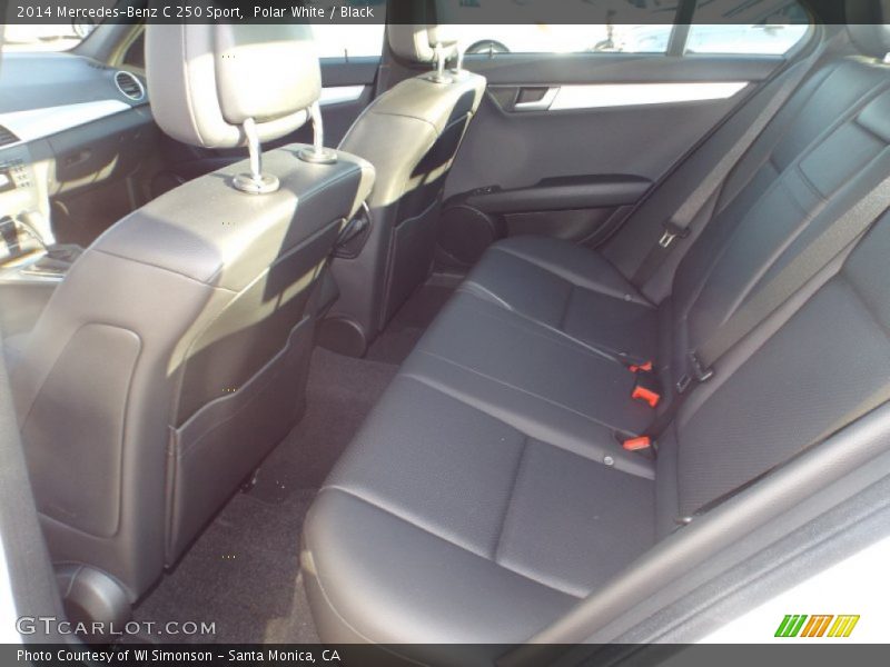 Polar White / Black 2014 Mercedes-Benz C 250 Sport