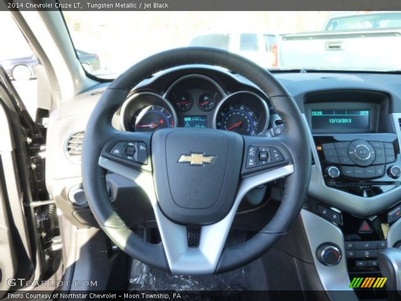 Tungsten Metallic / Jet Black 2014 Chevrolet Cruze LT