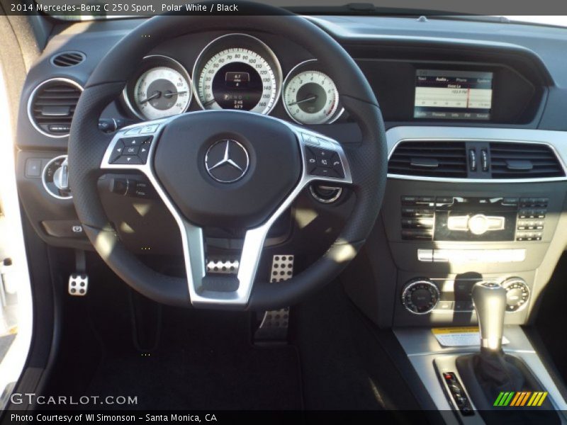 Polar White / Black 2014 Mercedes-Benz C 250 Sport