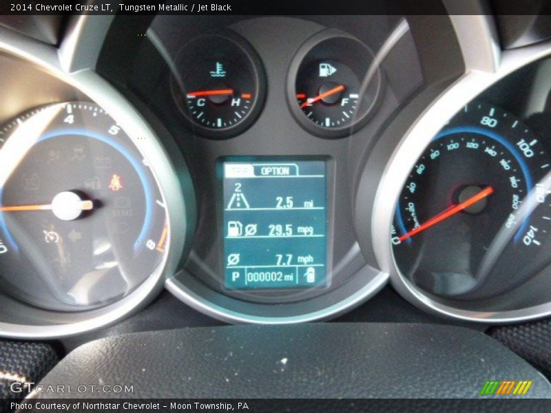 Tungsten Metallic / Jet Black 2014 Chevrolet Cruze LT