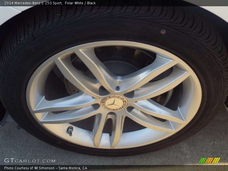 Polar White / Black 2014 Mercedes-Benz C 250 Sport
