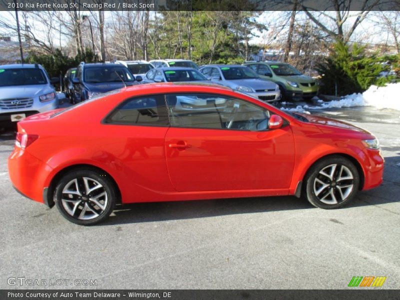 Racing Red / Black Sport 2010 Kia Forte Koup SX