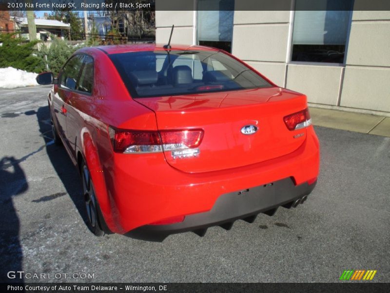 Racing Red / Black Sport 2010 Kia Forte Koup SX