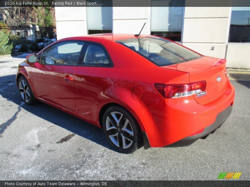 Racing Red / Black Sport 2010 Kia Forte Koup SX