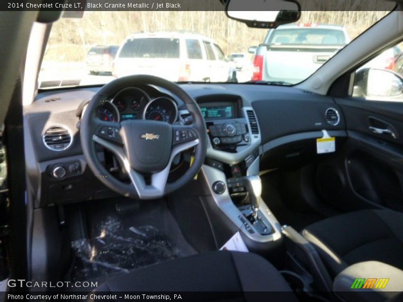 Black Granite Metallic / Jet Black 2014 Chevrolet Cruze LT