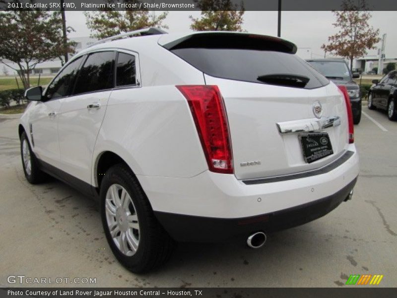 Platinum Ice Tricoat / Shale/Brownstone 2011 Cadillac SRX FWD