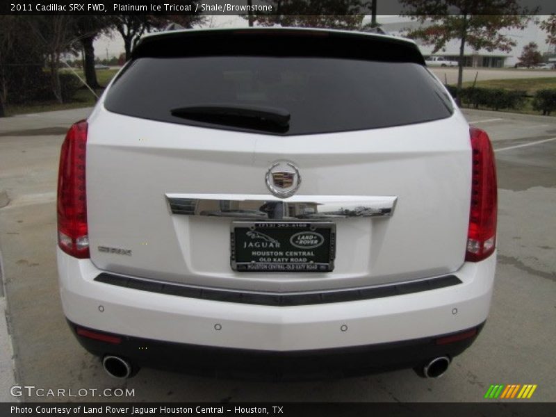 Platinum Ice Tricoat / Shale/Brownstone 2011 Cadillac SRX FWD