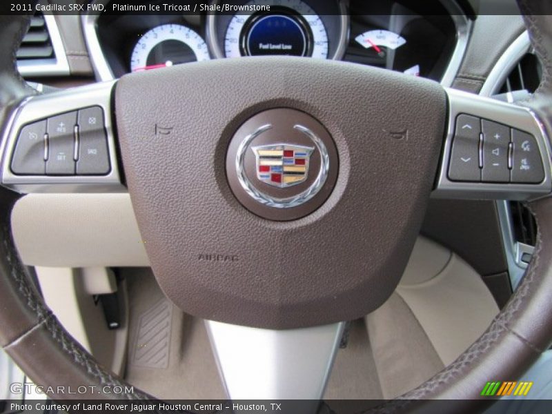 Platinum Ice Tricoat / Shale/Brownstone 2011 Cadillac SRX FWD