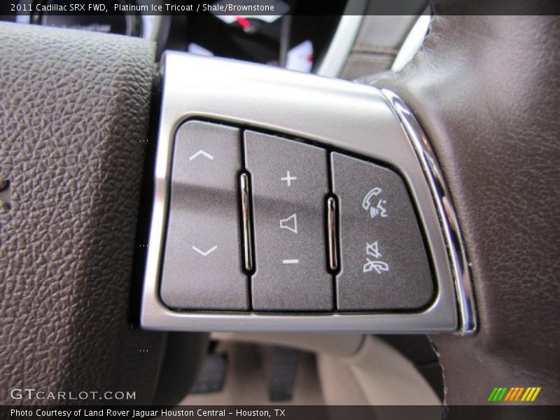 Platinum Ice Tricoat / Shale/Brownstone 2011 Cadillac SRX FWD