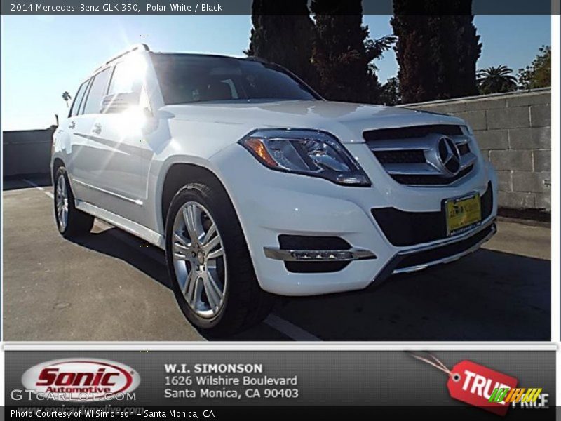Polar White / Black 2014 Mercedes-Benz GLK 350