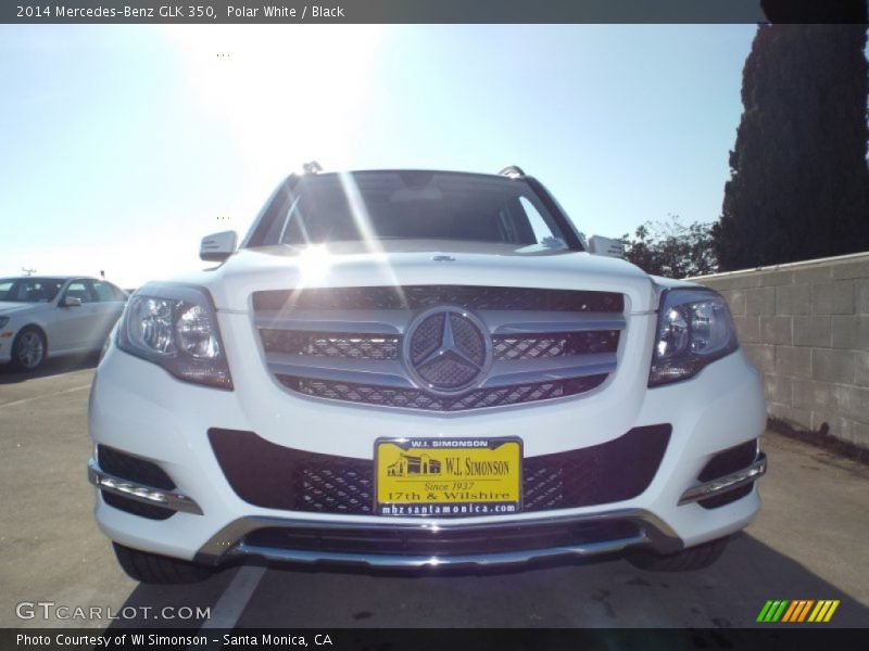 Polar White / Black 2014 Mercedes-Benz GLK 350