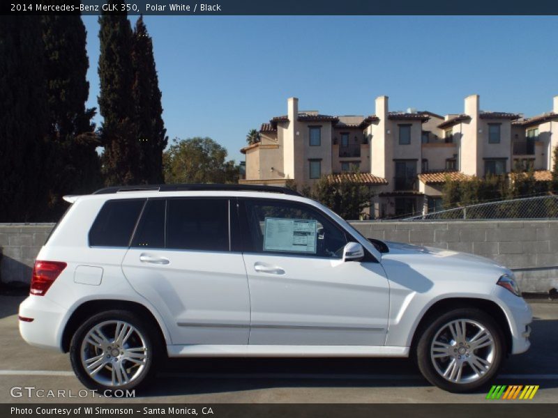 Polar White / Black 2014 Mercedes-Benz GLK 350