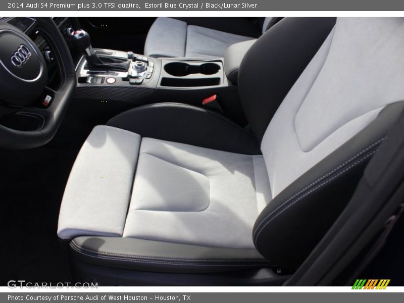 Estoril Blue Crystal / Black/Lunar Silver 2014 Audi S4 Premium plus 3.0 TFSI quattro