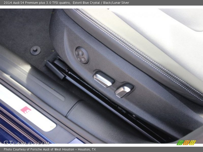 Estoril Blue Crystal / Black/Lunar Silver 2014 Audi S4 Premium plus 3.0 TFSI quattro