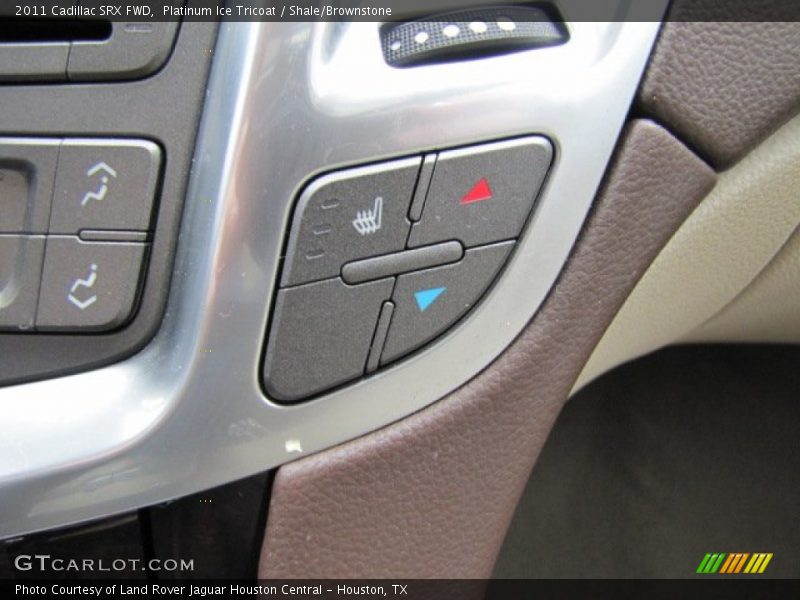 Platinum Ice Tricoat / Shale/Brownstone 2011 Cadillac SRX FWD