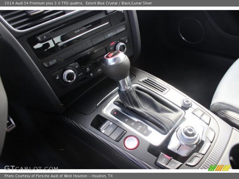 Estoril Blue Crystal / Black/Lunar Silver 2014 Audi S4 Premium plus 3.0 TFSI quattro