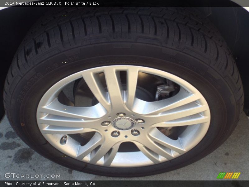Polar White / Black 2014 Mercedes-Benz GLK 350