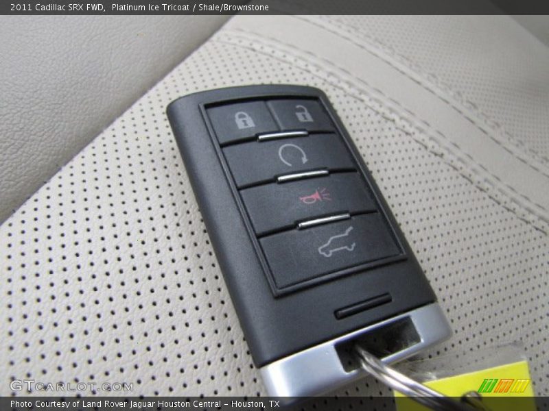 Platinum Ice Tricoat / Shale/Brownstone 2011 Cadillac SRX FWD