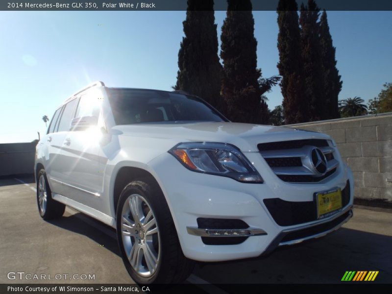Polar White / Black 2014 Mercedes-Benz GLK 350
